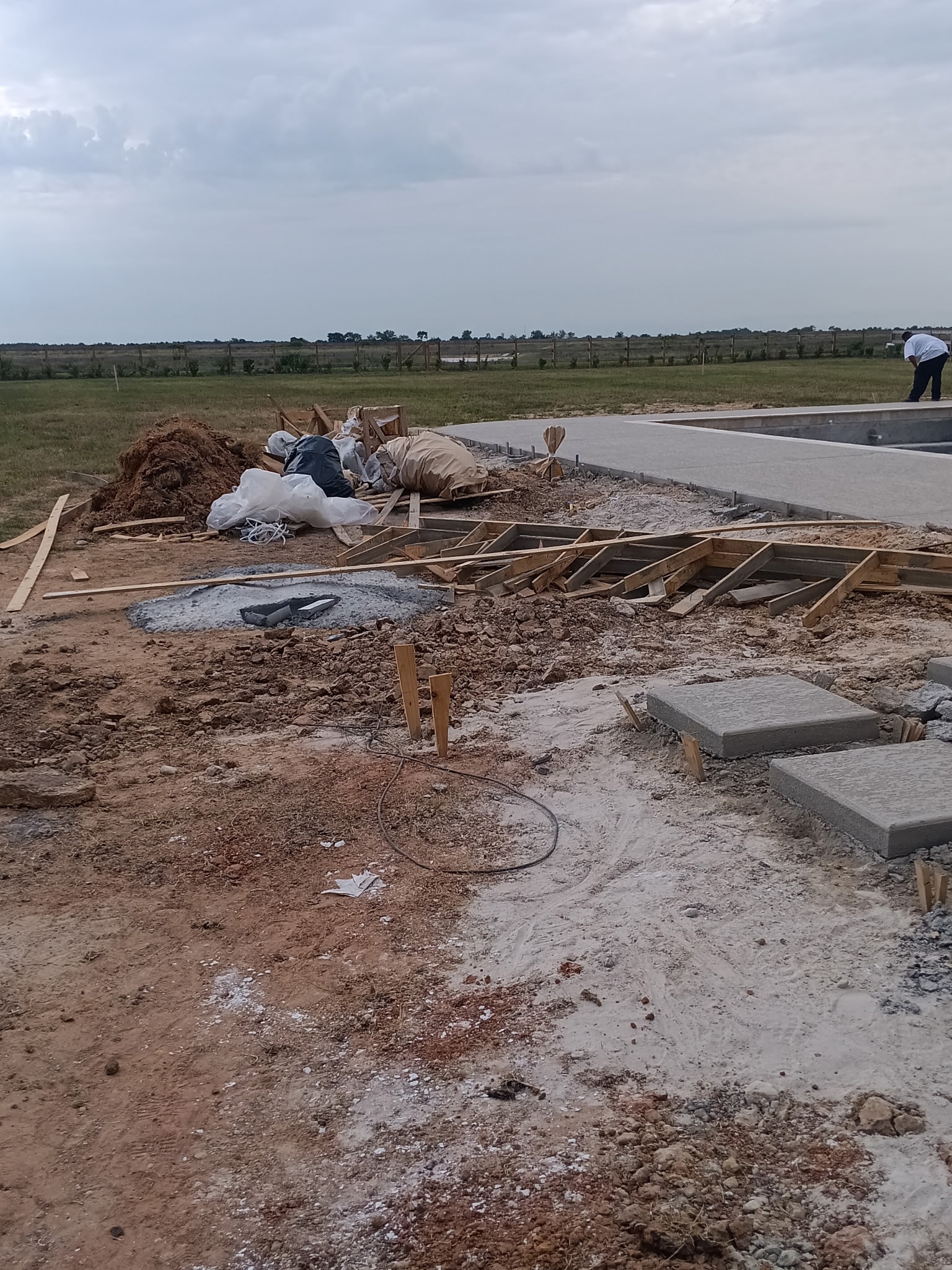 Pool construction cleanup project 1